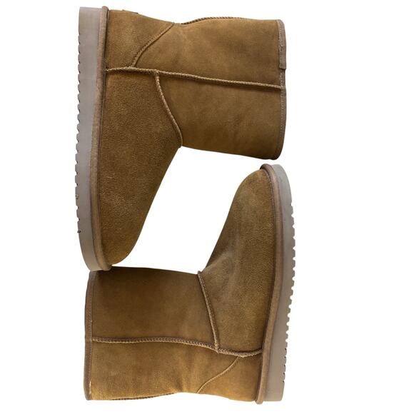 Koolaburra by Ugg Chestnut Brown Suede Short Boots Women’s Size 11 - Picture 5 of 8